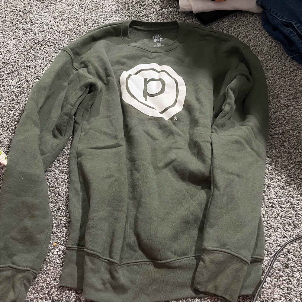 Pure Barre Green Crewneck Sweater